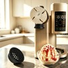 Italian Pasta-Shaped Nozzle for Ninja Creami Swirl Black