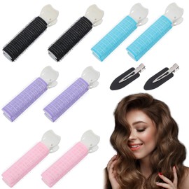 cobee 10 Pcs Volumizing Hair Clips, Roller Clips For Hair Root Lift Hair Volume Clip, Portable Rollers Accessories for Styling Tools And Appliances