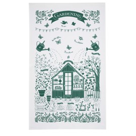 Gardening Cotton Tea Towel