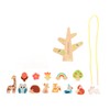 Wooden Animals Stacking Toy Colorful Improve Coordination Blocks Balancing Tree