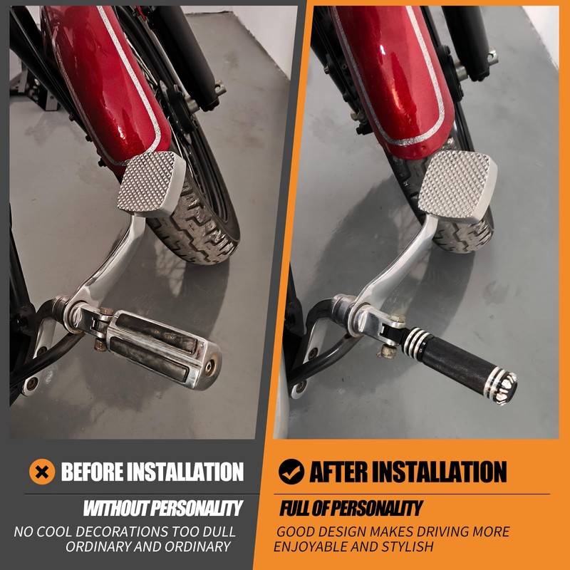 HCmotorku Motorcycle Foot Pegs for Harley Sportster XL883 XL1200 Touring