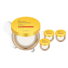 Isa Knox UV Sun Pro 365 All Over Big Sun Cushion SPF50+ PA+++, 23g, 4 pieces / 이자녹스 UV 선 프로 365 올 오버 빅 선 쿠션 SPF50+ PA+++, 23g, 4개