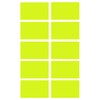 Royal Green Color Labels for Moving in Neon Yellow (