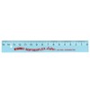 KUM AZ902.01.16-B - Left Handed Ruler 15 cm Blue Flexible