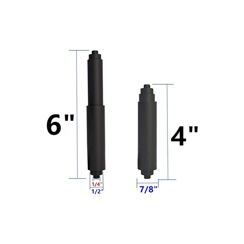 Toilet Paper Holder Roller 2pcs Black Color Plastic Toilet Tissue