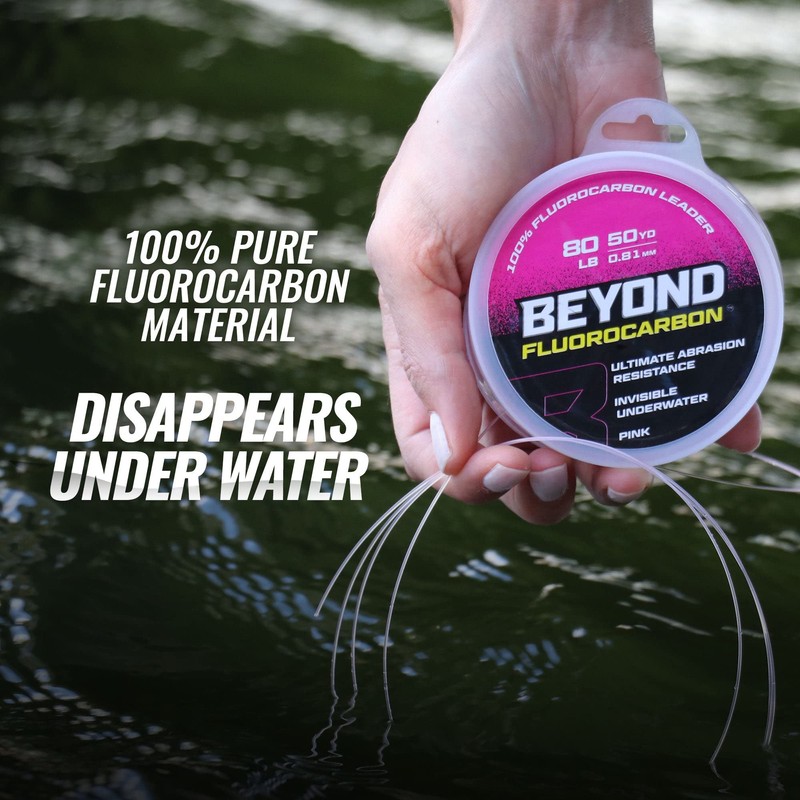 Beyond Fluorocarbon 50 Yards Pink 60LB