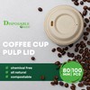 DISPOSABLE GREEN - Cup Lid for NEXTGEN Coffee Cups, Coffee