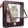 Sailnovo Cat Flap Dog Flap 4 Way for Cats and
