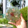 PRAJET CRYSTALS Prajet Energized Orgonite Healing Crystals Hexagonal Vastu Plate