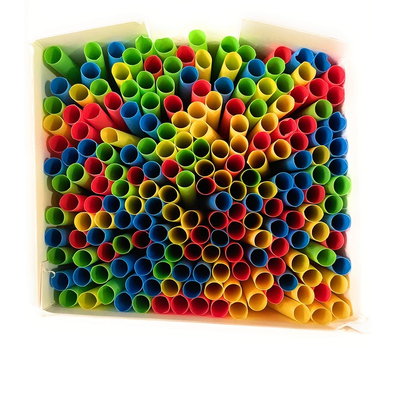 2 Boxes of 100 (200 Total Straws) Plant Based Straws