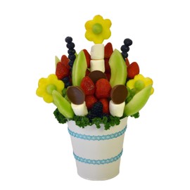 Dakota Merchandise The Edible Bouquet Kit - Create Your own Edible Arrangement - DIY - add Fruit or Candy to Make Your Bouquet - Includes 50 Kebab skewers