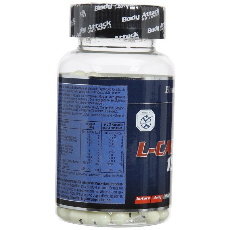 Body Attack L-Carnitine 2000 - 100 Caps