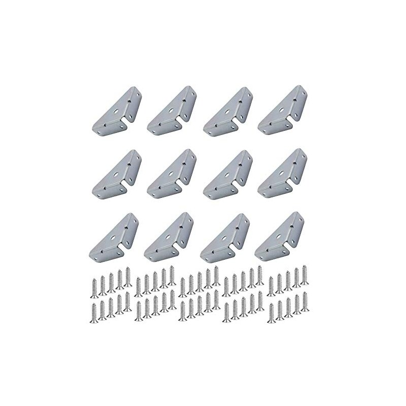 TERF® 12 Pcs Heavy Duty 50mm Angel Mounting Corner Brace