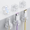 gliship 6-Pack Magnetic Cable Clips - Cell Phone Cord Holder