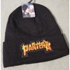 Nasgo Pantera Skull Cap Hat Pantera Beanie Hat Solid Black
