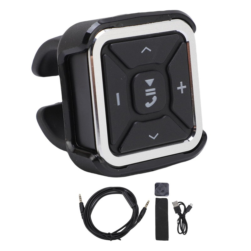 Bluetooth Media Button, Steering Wheel Remote Control for Selfie Music
