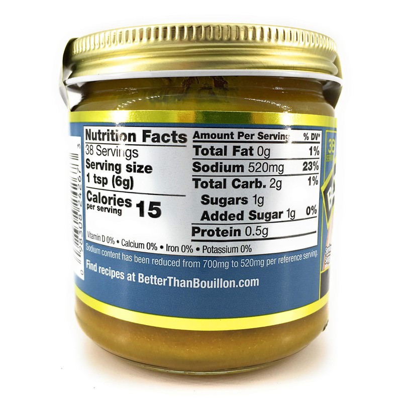 Better Than Bouillon, Bouillon Base Roasted Chicken Reduced Sodium Organic,