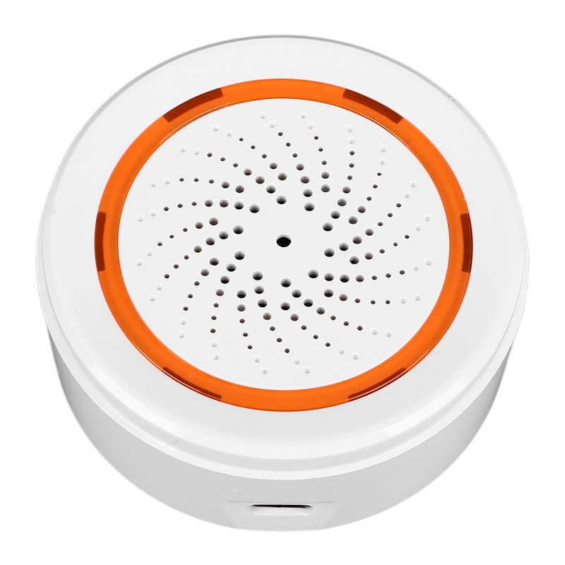 Smart Indoor Sound and Light Alarm USB Battery Dual Power