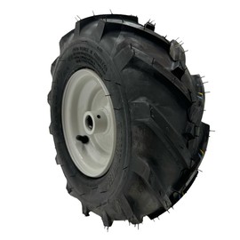 LMTS 13x5.00-6 Tractor Tread Tire & Rim with 1 Inch Hub - Troy-Bilt Tiller Replacement Wheel