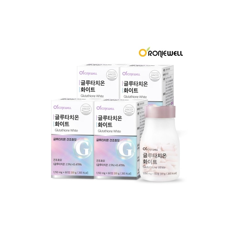 Roniwell Glutathione White (1,150mg) 60 Tablets / 로니웰 글루타치온 화이트