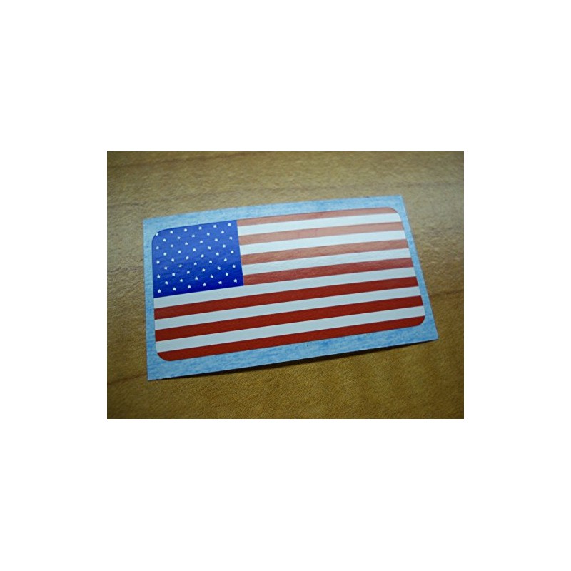 American Flag Hard Hat Sticker/Decal/Label Tool Lunch Box Helmet Patriotic