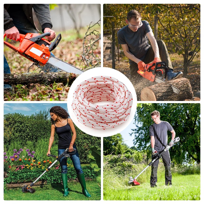 10 Meters Starter Rope for Lawnmowers, 3.5 mm Starter Rope