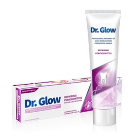 Dr. Glow- 1. Tratamiento de la gingivitis y la enfermedad periodontal: la pasta de dientes reparadora de encías Dr. Glow contiene ingredientes efectivos que tratan la gingivitis y las molestias de la