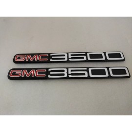 3500 88-98 GMC 3500 SIERRA  Side Emblem Logo Badge Sign Symbol GM  *PAIR*
