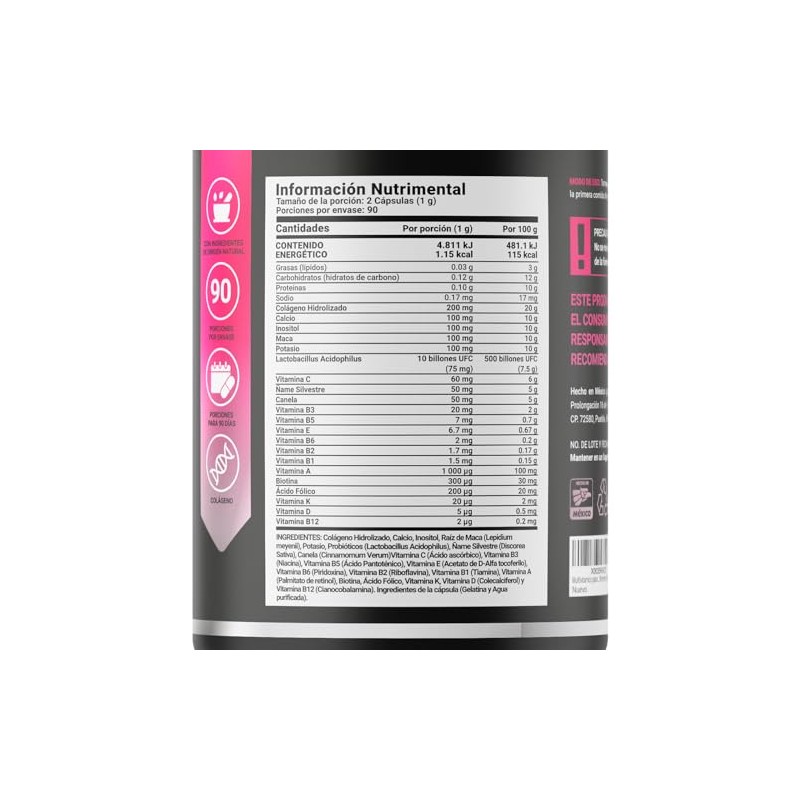 B Life Multivitamínico para Mujer + 40 años Con 180