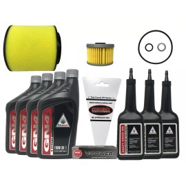 Honda 2015-2023 Honda Pioneer 500 SXS OEM Full Service Kit with 4 Qts of 10W-30 Oil