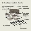 bella 21 Piece Kitchen Set with EverGood™ Ceramic Nonstick Coating​,
