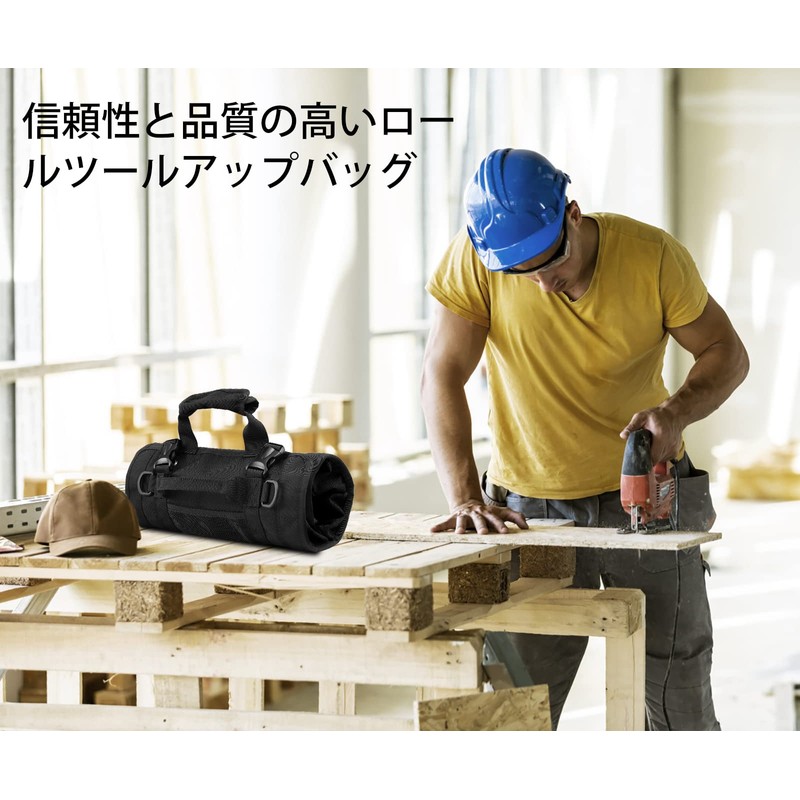 Koolertron Tool Bag, Multi-functional, Roll, Tool Bag, Tool Bag, 4
