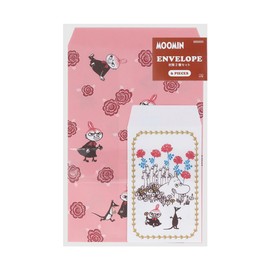 Sunstar Stationery S8908230 Moomin Envelopes, Set of 2, 25 Spring & Summer, Little My