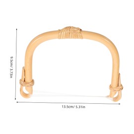 OUNONA Teapot Handle Arched Handle Ceramic Tea Pot Handle Teapot Grip Replacement Teapot Grip Coffee Pot Handle Rattan Tea Pot Handle Bamboo Beige