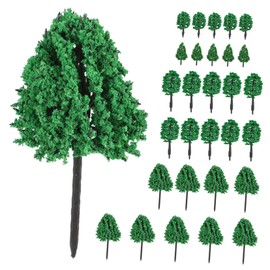 SEWACC Miniature Scene Trees Set Realistic Artificial Tree Models for Crafts DIY Projects Sand Table Decoration and Micro Landscapes Durable Easy to Place for Model Building