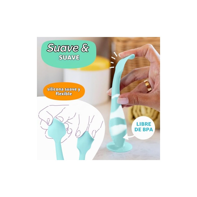 Bumco Espátula Crema Pañales Bpa Esencial Bolsa Suave Bebés Pasta