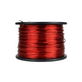 TEMCo 10 AWG Copper Magnet Wire - 10 lb 315 ft 155°C Magnetic Coil Red