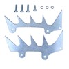 Mtanlo 2Pcs Chain Adjuster Tensioner Bumper Spike Bar Kit For