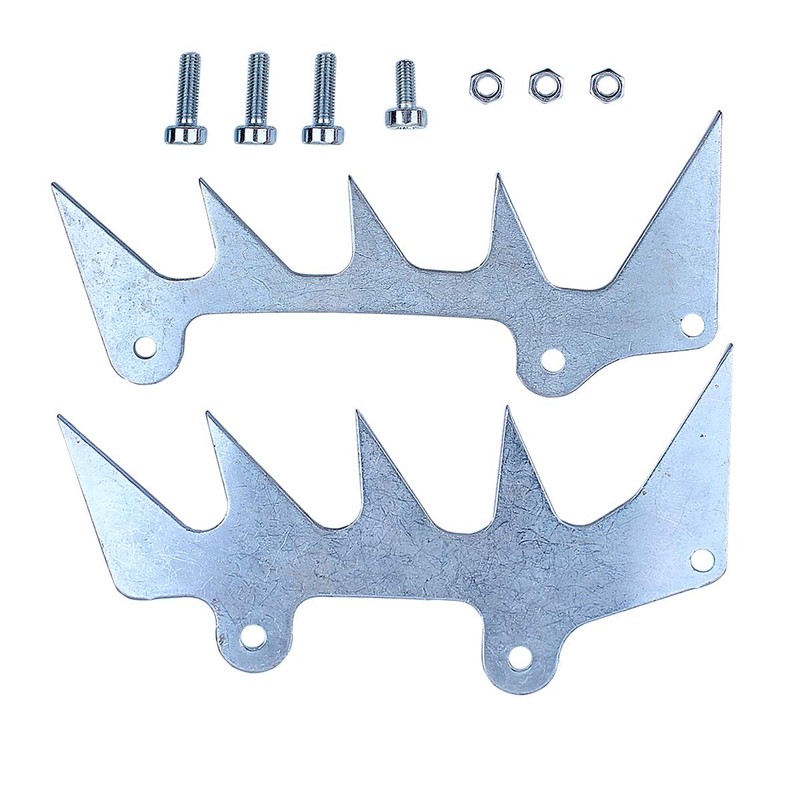 Mtanlo 2Pcs Chain Adjuster Tensioner Bumper Spike Bar Kit For