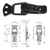 yukata Black Stainless Steel Latch Toggle Latchs Hasp Cabinet Latch