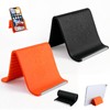 Silicone Phone Stand with Aluminum, Flexible Foldable Phone Holder,Bendable Adjustable