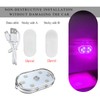 Wevdn 2 PCS Car LED Lights Interior Wireless, Sticky Car