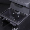 car-king888 ABS Matt Black Front Beverage Cup Holder Frame Trim