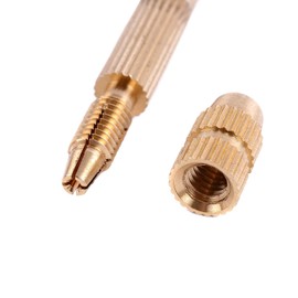 1 Piece German Needle + 1 Brass Holder for Lace Wig Accessories Weaving Ventilating Needles and Holder