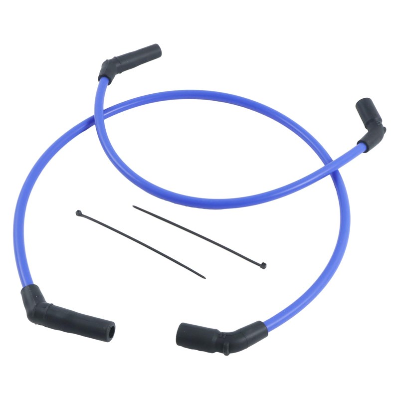 Chamixx 10mm Silicone Blue Spark Plug Wires Kit Compatible with