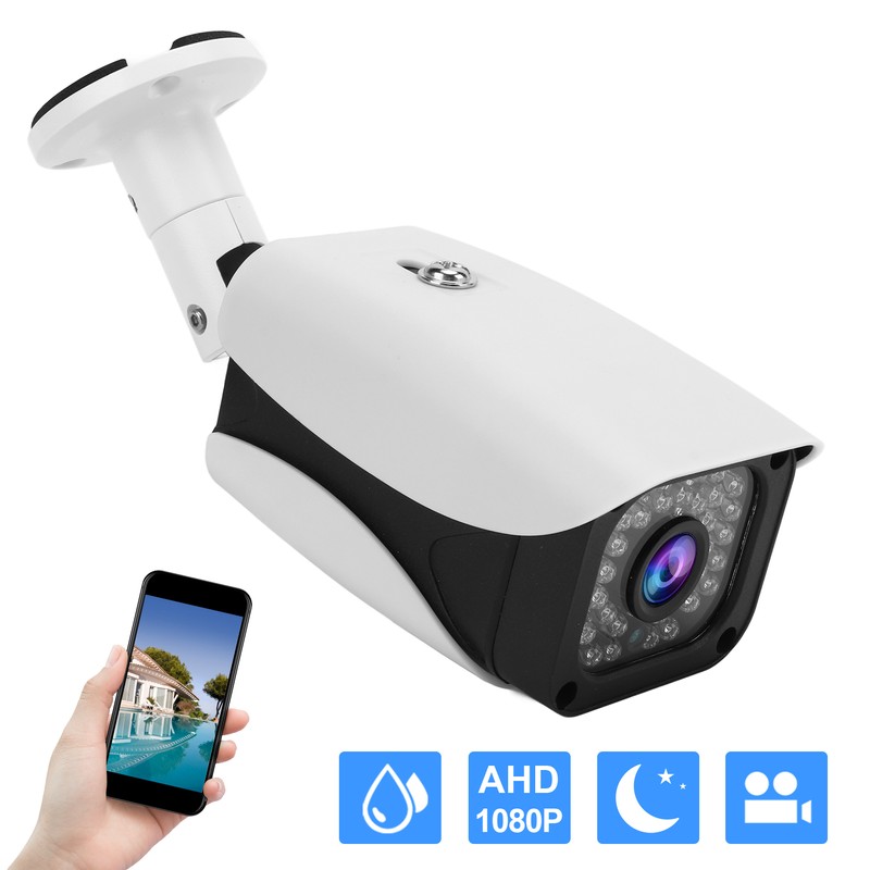 Indoor Outdoor Security Camera HD 1080P 2MP IP66 Waterproof Infrared