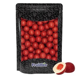Fruidles Very Cherry Sour Filled Gum Balls Fruit Flavored, Candy Buffet Treats, Machine Size Refills, Kosher Certified Parve, 1" Inch (5 Pounds)