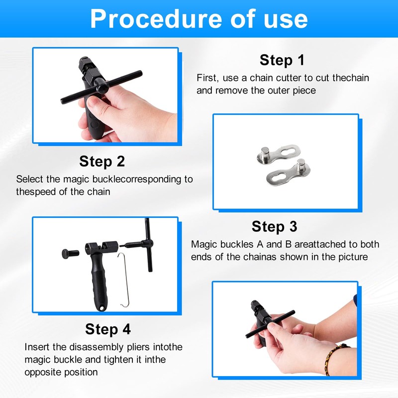 3 in 1 Bicycle Chain Tool Set, Bicycle Chain Tool
