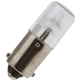 Replacement for B1A NE-51 Miniature Light Bulb, 105-125 Volts, BA9S Base, (10 Pack)