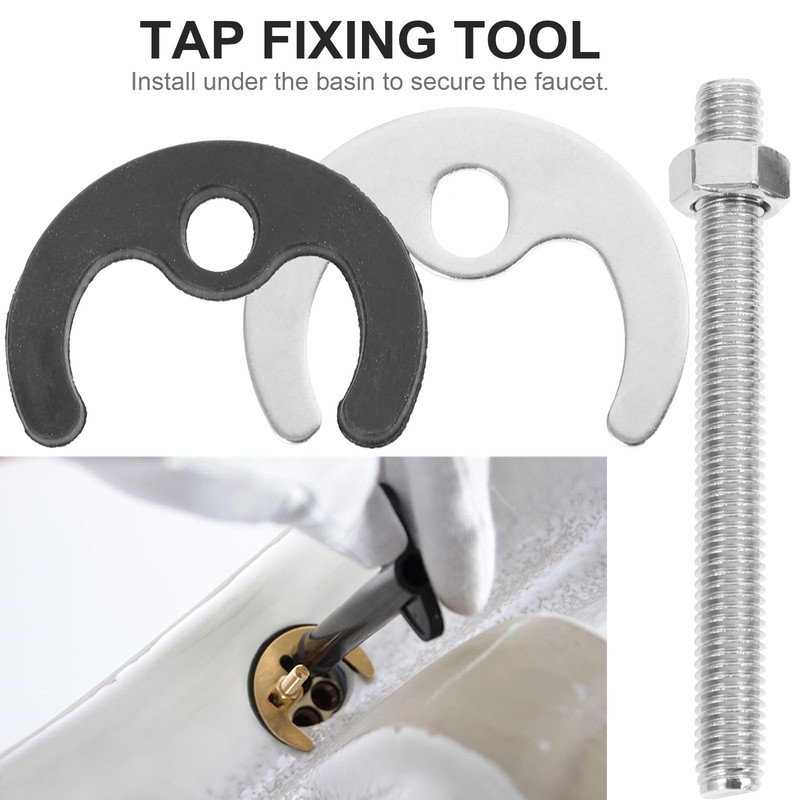 DOITOOL Faucet Fixing Bracket 1 Set Faucet Mounting Nut and
